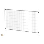 Bouwhek voorverzinkt, kwalitatief goed hek met een 100% rondom gelast frame en 4 ingelaste hoeken 3.500x2.000 mm - verpakkingseenheid 68 stuks af fabriek excl. transport