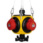 SIROX® Hangverdeler - KHV 8 | 2x 16A 5p 400V - 2x geaarde contactdozen 230V - Overstroomschakelaar | 959.031