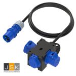 PCE9430455 Verdeeladapter St.Anton 2x16/3 1,5 m3G1,5 St16/3 H07 1 schutzcontactdose 16A 250V EAN9003399101809 - 107120/9430455