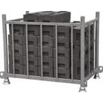 Bouwhekvoetenpallet voor 25 bouwhek voeten