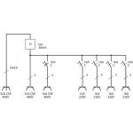 1154890020 Brennenstuhl Wandverdeler IP44 (stroomverdeler voor Wandbevestiging 32 A, met FI-Persoonlijke Veiligheidsschakelaar 30 mA), Lichtgrijs/Zwart, 1154890020