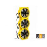 Axiaal ventilator DFV4500, 3 snelheden, 5.300 m³/uur, Luchtdruk max. 80 Pa, 230 V / 50 Hz (1, 1 A), 360 x 480 x 570 mm, max. 53 dB(A) @ 3 m, IP55