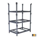 Stapelrek Euro formaat | 1200x800mm | W.L.L. 3.000 kg | Geheel thermisch verzinkt