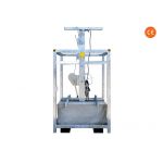 Lichtmast Easy telescopisch uitschuifbaar 2.4 tot 8.5 meter, voorzien van ballastblokken, Nederlands fabricaat, Stevig thermisch verzinkt frame zonder deur en panelen