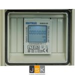 Mobiele digitale stroommeter, 230V stroomverbruik, meter met led en reset, draagbaar, IP65 waterdicht, lcd digitale stroommeter voor campers, elektrische voertuigen (blauw)