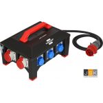 Brennenstuhl 1153680100 Compacte rubberen stroomverdeler BSV 3 LS E/16 2 IP 44 - 1m