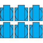 Volrubber verdeeldoos "GOTHA"-2 m voedingskabel H07RN-F 5G2.5 mm² + CEE-stekker 16A, 5-polig, 400V, 6h-6 x Schuko wandcontactdozen 230V -> 3 x automaat 1P+N C16A-1 x Aardlekschakelaar 30mA (standaard)