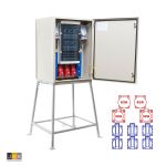 Bouw aansluitkast 80 Ampère | KEM8003 | 2x CEE 63A 5p 400V | 2x CEE 32A 5p 400V | 6xSchuKo C - 119843
