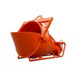 Beco beton(stort)kubel 300 liter origineel liggend, onderlossend, eigengewicht van 115 kilogram en een maximale massa last van 835 kilogram