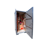 EHBO container unit | BHV container unit infra | AED Container Infra | Mobile EHBO Container Post | Basic uitvoering | KV1