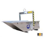 Kraancontainer type B 1m³ (2000kg) | Afval kantelcontainer | type KC-1B 1.000 ltr. | 1 m³ 2000 Kg | NEN-13155 Aboma Keboma gekeurd Conform de EU richtlijn 92/58