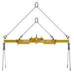 Uitschuifbare evenaar 15 / 5 Ton, Lengte (mm) 2450 – 6000, Min-Max draaglast (kg) 2450 – 6000kg, Eigen gewicht (kg) 423kg, type 2530UES15-5T