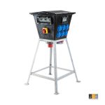 111977 Omega verdeelkast 5x32/5/400 6xSchuKo ALAMAT in+2xDL 63/5 ALS 2x63A&40A 4p 30mA ALA 3x16A 1p+N