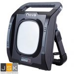 Accu bouwlamp 100W professioneel, 6500K (daglicht) 11.500 lumen met 2 stopcontacten 230V IP54 - 81272