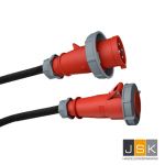 AC Reefer Converter Cord 10 meter 32A 4p 3h Male -> 32A 4p 3h Female, 4x6 qmm 480V - 324324/3h