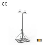 Lichtmast - 2-delige mast van 6 tot 12 meter - telescopisch uitschuifbaar - CE-gekeurde handlier - Volledig gegalvaniseerd