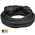 VB Extend Verlengsnoer 20 meter neopreen 3x1,5mm H07RN-F zwart - 41070