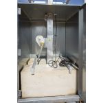 Lichtmast Professional telescopisch uitschuifbaar 2.4 tot 8.5 meter, voorzien van ballastblokken, Nederlands fabricaat, leverbaar met of zonder LED-bouwlampen