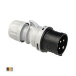014-7V CEE stekker 16A 4p 500V 7h zwart IP44 Shark - 102203 - 10 stuks