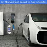 Mobiele digitale stroommeter, 230V stroomverbruik, meter met led en reset, draagbaar, IP65 waterdicht, lcd digitale stroommeter voor campers, elektrische voertuigen (blauw)