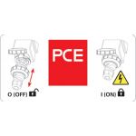 675.2423 | Afschakelbare CEE-wandcontactdoos IP67 32A 4-polig 3h Mechanische vergrendeling | 400V (50+60 Hz) rood |  | Industrial Interlock Waterdichte Industriële Stopcontact voor koel/vries Container