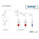 Bouwmeterkast 40 Ampère kunststof KANTO 2.0 | 2x CEE 32A 5p 6h 400V | 2x Schuko 16A 2p+RA 230V | KM1.040.00202-1 | EAN: 4068773533008
