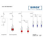 80A Bouwmeterkast KANTO 2.0 | 1x CEE 63A 5p 6h 400V | 2x CEE 32A 5p 6h 400V | 6x Schuko 16A 2p+RA 230V