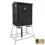 80A Bouwmeterkast KANTO 2.0 | 1x CEE 63A 5p 6h 400V | 3x CEE 32A 5p 6h 400V | 6x Schuko 16A 2p+RA 230V