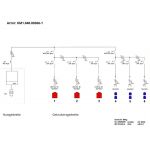 Bouwmeterkast 40 Ampère kunststof KANTO 2.0 | 2x CEE 32A 5p 6h 400V | 6x Schuko 16A 2p+RA 230V | KM1.040.00206-1 | EAN: 4068773533015