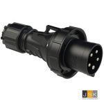 035-6xs CEE-plug 63A 5p 6h IP67 POWER TWIST black | 9003399681363 | 830.356.01/107545