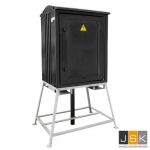 Bouwmeterkast 63 Ampère kunststof KANTO 2.0 | 2x CEE 32A 5p 380V |  6x schuko 16A 230V | KM1.063.00206-1 | EAN: 4068773533039