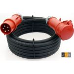 Mennekes Verlengkabel 10 meter H07RN-F 5G2,5 CEE 16/5/400 - 105300/10/MEngsnoer 10 meter H07RN-F 16A 5 G 2,5 mm² - 362.410.ME