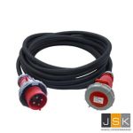 5 meter Reefer Extension Lead - 32A 3h 440V IP67 waterdichte industriële kwaliteit - 4G6mm² - Reefer-Cable - Reefer Extension Cord