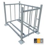 Baakvoeten pallet - Opslagrek voor baakvoeten - Geleide-baakvoet opslagrek - Baakvoeten opslagbunker - Baakvoeten opslagpallet