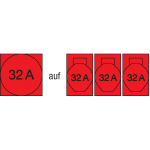 Contactdoosverdeler met voedingskabel CEE 32A | CEE 5 polig 32A naar 3x CEE 32A 400V | 953.0113/9437113
