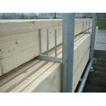 Oplatter voor 16 steigerplanken, voor stapelrek 1300x700 mm  – H.O.H. 1360×760 mm, 16-vaks - 1446.1300700