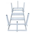 Rijplatenrek met uitneembare rongen | Rijplaten pallet | Rijplaten stapelrek | Rijplatenbunker | 1010.0025