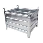 Transportbak voor steigeronderdelen 800x500x400mm | Afmeting: 800x500x400/430 mm | Laadvermogen 500 kg | Geheel thermisch verzinkt | 1446.805040