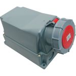 145-6 CEE-wall mounted socket 125A 5p 6h IP67 POWER TWIST | 102664/831.456 | Sirox PCE