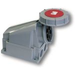 135-6 CEE 63A opbouw wandcontactdoos 5-polig 6h IP67 Power TWIST | Rood/grijs | 831.356 / 102638 Sirox PCE