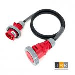 165>325 | Verloop adapter CEE van 16A 5 polig naar 32A 5 polig 3 fase IP67 | 1446.165325/IP67