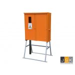 Bouwmeterkast MVK40A/306 + onderstel | 2x CEE 32A 5p 380V | 1x CEE 32A 4p 380V | 6x schuko 16A 230V | Artikelnummer: 1446.603431 | MERZ/PCE