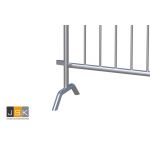 Dranghek 19-spijls M125 verzinkt zwaar model | 2.50 meter | thermisch verzinkt | voorzien van een stickerplaat | 1446.107688