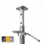 Mammoet (bouw)stempel | Zwaarlaststempel | SG-C300 Klasse D30, 173 tot 300 cm, 14,5 kg, voet/kopplaat 120x120x6.5, EN1065 / 35.3-20.4 kN - (Voorheen type AS300)