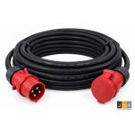 Reefer Extension Cable 25 meter H07RN-F 4G6 CEE 32/4/400 - IP67 plug & socket 32A 3h - N2540600224/Reefer - 105426/R/25