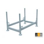 116x70cm Steigerbak 1160x700mm | thermisch verzinkt met 4 hijsogen | stapelbaar exclusief rongen / staanders (optioneel mee te bestellen) | 1446.10100000