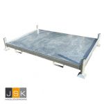 Verzinkt mobiel opslagrek voor verdeelkasten | Stapelpallet voor verdeelkasten | Opslagrek voor verdeelkasten | afmeting van 2010×1365mm verzinkt hart op hart
