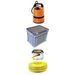 Tsurumi LSC 1.4S vlakzuiger met ingebouwde terugslagklep LSC1.4S 0,48kW 230V 50Hz 2850tpm 10m kabel, persaansluiting 1" - Art nr. TSLSC14S-51