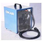 DE25T DIKAIR Heater 3Kw 230V blauw met thermostaat electrisch - JSK Handelsonderneming