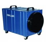 DIKAIR HEATER DE 65 6-9-12KW/400V BLAUW MET CEE STEKKER 4P OF 5P